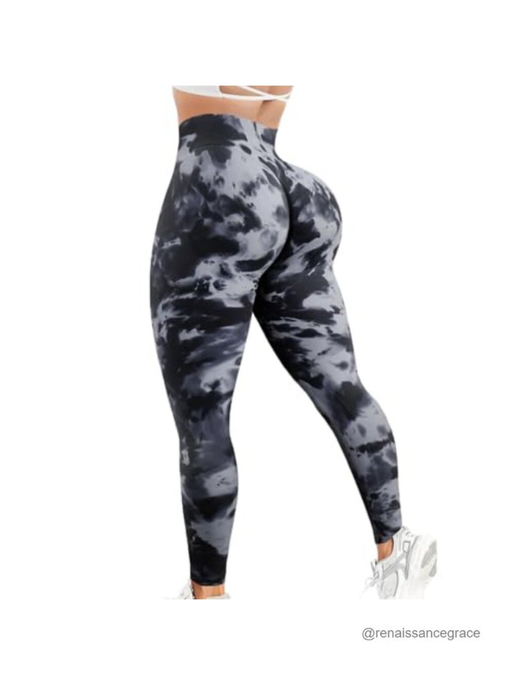 Scrunch Butt Tie Dye Leggings High Waist Tummy Control Yoga Pants